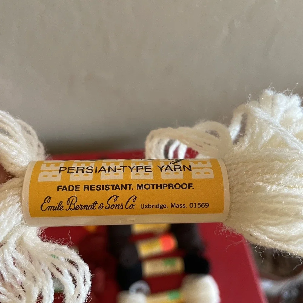 16 Vintage Bernat Tapestria 100% Virgin Wool 12 1/2 Yards Each Skein Needlepoint